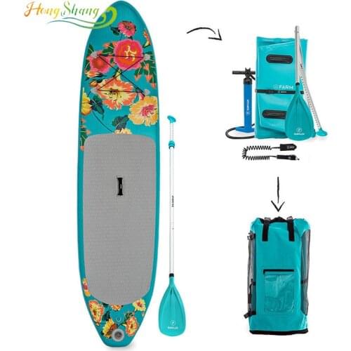 Inflatable drifting surfboard hot-selling water ski paddle board water paddling leisure sports stand-up paddle board SUP