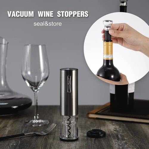 Electric Wine Opener Set-Automatic Wine Bottle Opener Screwpull Corkscrew Rechargeable USB Charging Cable for Wine Lover