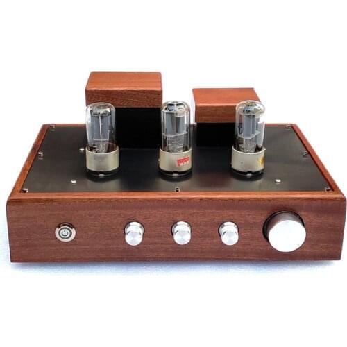 6N8P 6SN7 CV181 tube bile pre-stage, high and low tone tuning front. Frequency response 20HZ-30KHZ gain 7 times