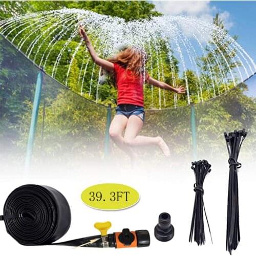 #H30 Summer Water Sprinkler Trampoline Sprinkler Outdoor Garden Water Games Toy Sprayer Backyard Water Park Accessories