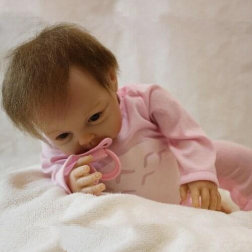 22Inch Girl Soft Silicone Vinyl Realistic Lifelike Reborn Baby Doll Newborn Gift Doll