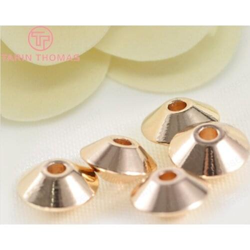 10PCS 6x3MM 24K Champagne Gold Color Plated Brass Fly Shape Spacer Beads Bracelet Beads High Quality Diy Jewelry Accessories