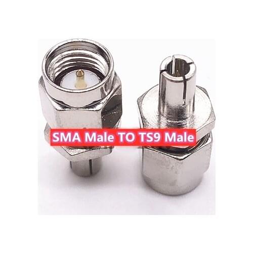 New SMA Male TO TS9 Male plug RF connector adapter