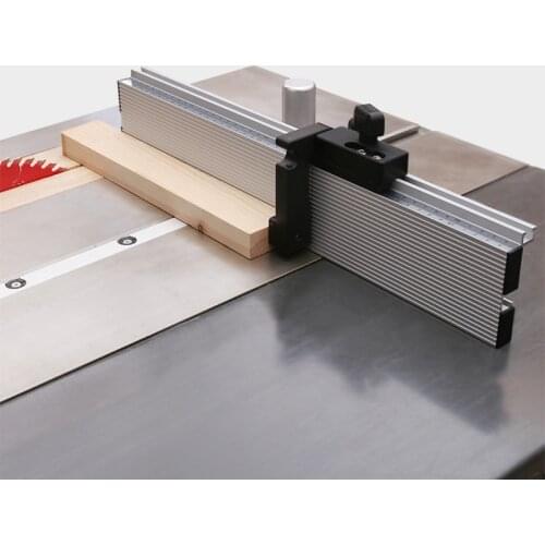 Miter Gauge Table Saw Router T-Track Brackets Angle Miter Gauge Guide Aluminium Fence Woodworking tools 450/600/800mm
