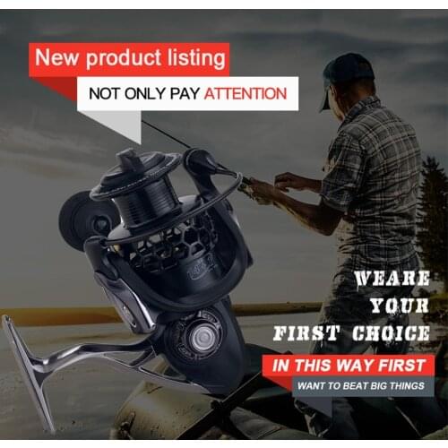 Spinning Reel Metal Wire Cup 8KG Max Drag 14+1BB Ice Fishing Sea Carp Fishing Reel Lure Bait 1000-7000 super Large Capacity Line