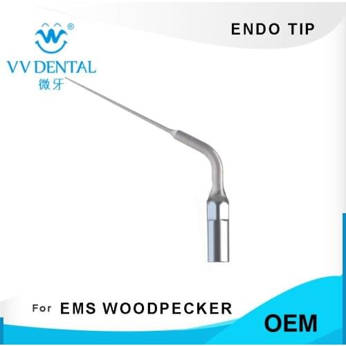 Dental endo tip, dental endodontic instruments fit EMS WOODPECKER scaler handpiece for teeth cleaning and teeth whitening