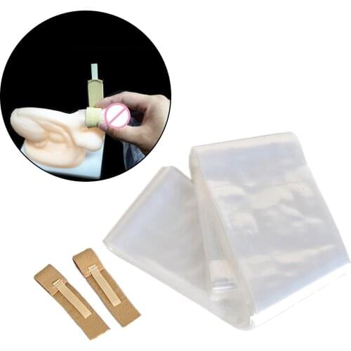 Durable PVC Male Disposable Urinal Pee Holder Bag 1700ml Collector for Bladder Incontinence Aid for Adults