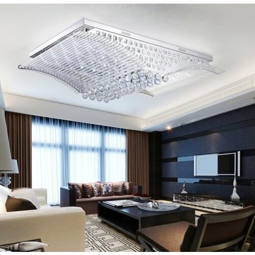 Bird wings led ceiling lamp rectangular crystal lamp living room lamp bedroom modern simple sj2 ya75