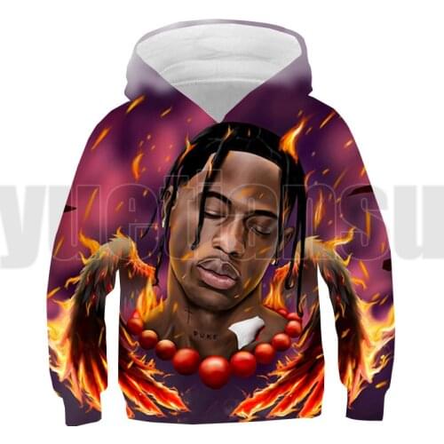 TRAVIS SCOTT ASTROWORLD WISH YOU WERE HERE HOODIES Sweatshirt Fashion ASTROWORLD Print Streetwear Girls Coat Kids Pullover Tops
