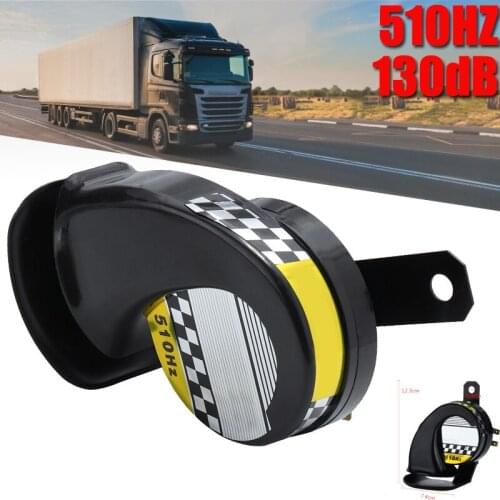 Universal DC 12V 130db 4A Motorcycle Snail 510HZ Air Horn Siren Super Loud For Car Truck Boat Motorbike Waterproof Speaker