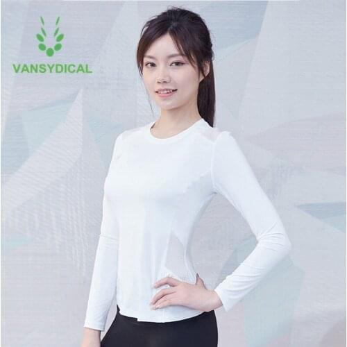 Women Slim Running Fitness Sports T-shirts Breathable Mesh Gym Yoga Shirts Long Sleeve Workout Training Jogging Sportswear Top