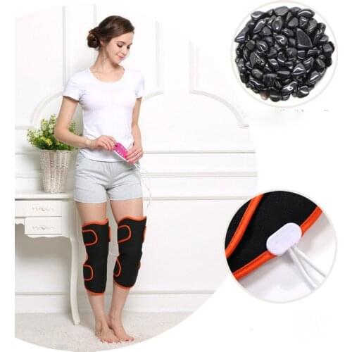 1 pair Leg Heating Magnetic Therapy Arthritis Rheumatism Treatment Electric Foot Leg Massager Heating Joint Care Knee Warm