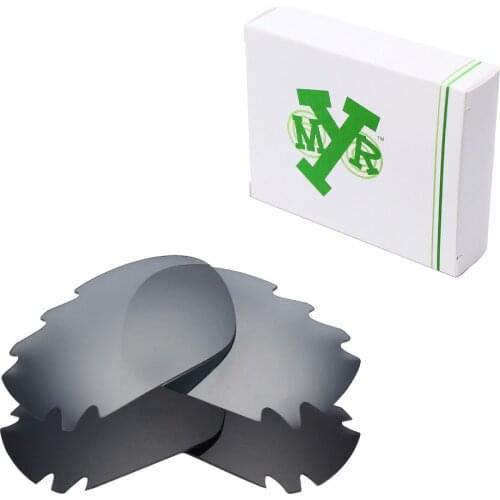 2 Pairs Mryok POLARIZED Replacement Lenses for Oakley Jawbone Vented Sunglasses Stealth Black & Black IR