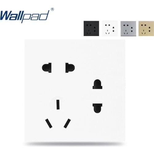 7 Pin Universal Socket Wallpad 5 Pin + 2 pin Universal Outlet Function Key For Module only 52*52mm