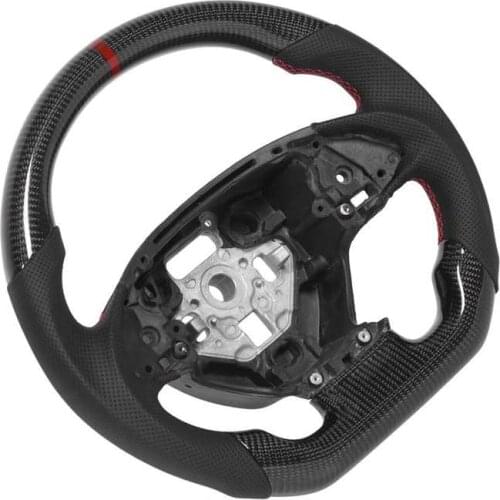 Car accessories Car Steering Wheel Custom Carbon Fiber Steering Wheel Nappa Perforated Leather Fit for Chevrolet Corvette C7