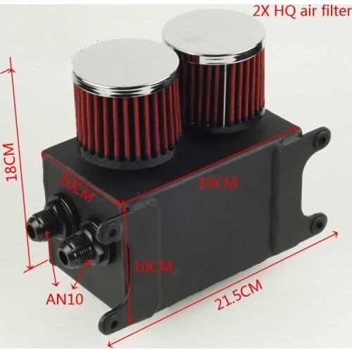 Auto aluminum Universal Racing Catch Oil Tank Can Turbo Reservoir Catch Oil Catch Can Reservoir Tank AN10 OCT1120