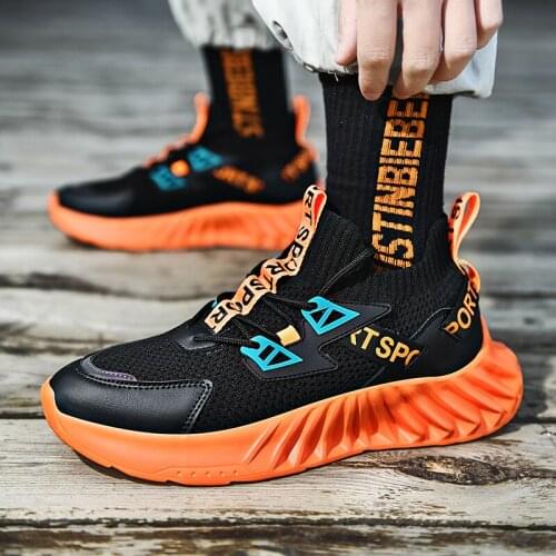 Big Size 46 Summer High Top Running Shoes For Men Ankle Boots Male Chunky Height Increase Sport Shoes Athletic Women Sneakers