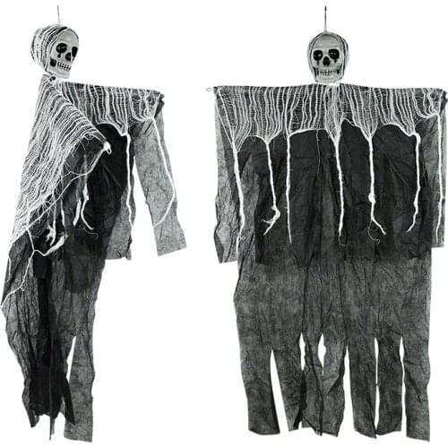 Big Halloween Skull Ghost Horror Props for Haunted House Bar Terror Scary Home Party Hanging Ornaments Halloween Decoration
