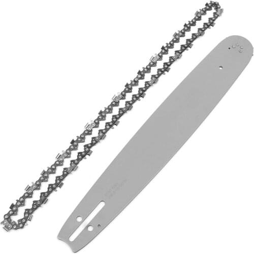 16 Inch 0.325 Pitch Chain & Guide Bar Semi Chisel Chain Fits For Husqvarna POULAN 36 41 50 51 55 346XP 450 455 460 66DL Chainsaw