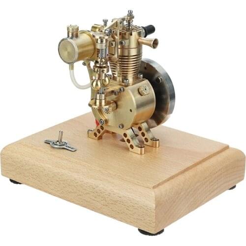 1.6cc Mini SAM Hit And Miss Four-Stroke Vertical Gas Engine Internal Combustion Engine Model With Flying Ball Speed Limiter Toy