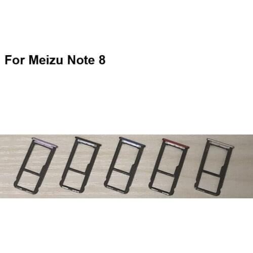 For Meizu Note 8 New Tested Good Sim Card Holder Tray Card Slot for Meizu M8 Note Sim Card Holder M 8 Note Parts