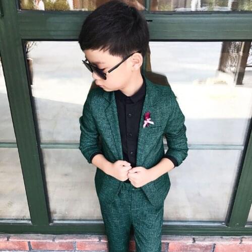 Kids Clothing 2PCS/Set Tops Coat And Pant For 2-10 Yrs Boys Formal Suit Baby Boy Clothes Casual Fashion Spring Autumn Cool Sets
