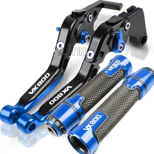 For Suzuki VX800 VX 800 1990 1991 1992 1992 1993 1994 1995 1966 Motorcycle Adjustable Brake Clutch Levers Handle Handlebar Grips