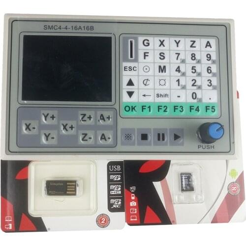 50KHZ CNC 4 Axis offline controller Breakout Board Carving Engraving Machine Control System Card SMC4-4-16A16B