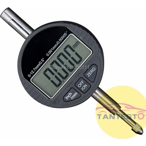 0-12.7 High Precision 0.001mm Digital Display Thickness Micrometer Gauge For Common Rail Injector Repair Tools