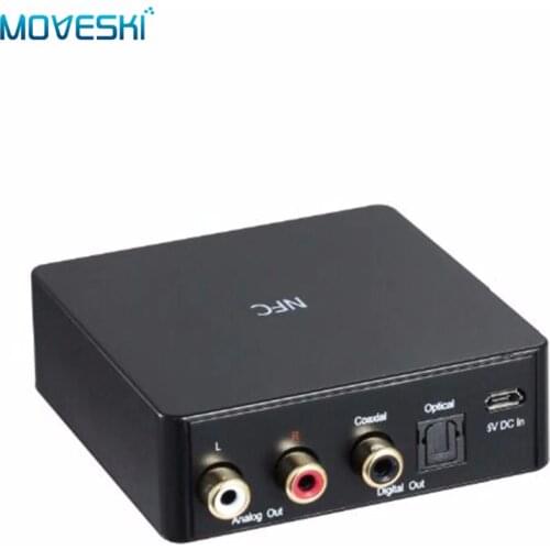 Moveksi BTW1 Home Theater Bluetooth Music Receiver NFC APTX Code Support DAC