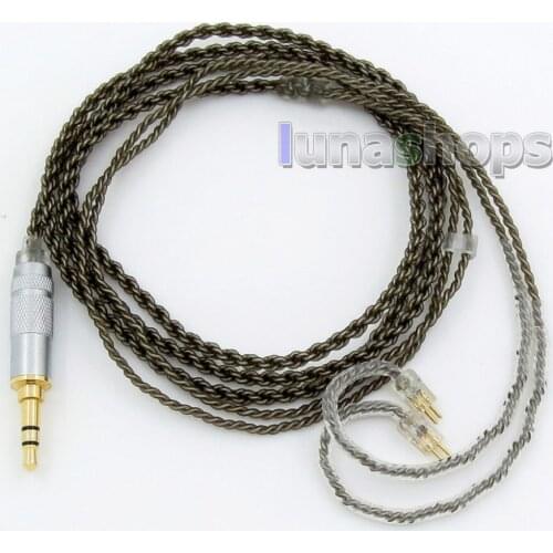 Silver Plated Earphone Brown Cable For Westone 0.78mm W4r UM3X UM3RC ue11 ue18 JH13 JH16 ES3 LN005915