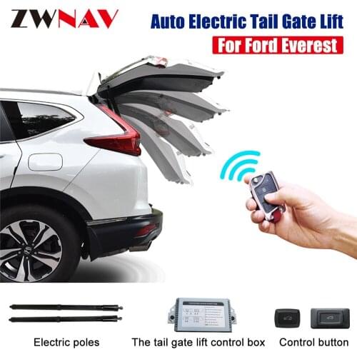 Easy to install Smart Auto Electric Tail Gate Lift For Ford Everest 2016 with Remote Control Drive Seat Button Control Set
