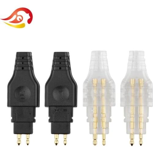 QYFANG Earphone Pin Gold Plated Copper Plug DIY Custom Wire Connector HD25/414/565/580/600/650 Headset Audio Jack Metal Adapter