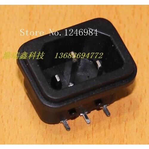 [SA]AC outlet AC power connector socket weld plate curved legs 220V connector socket panel DB-14--100PCS/LOT