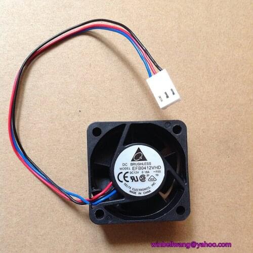 Brand new and original Delta EFB0412VHD 4020 4cm servo fan EFB0412VHD-F00 12V 0.18A 3wires