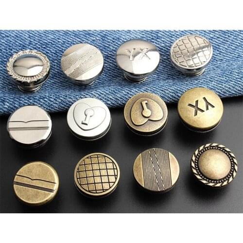 Upgraded High Quality Waist Buttons Nail-free Detachable Universal Button Jeans Waist Adjustment Buckle Accessories