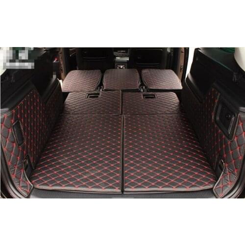 High quality Special car trunk mats for Volkswagen Sharan 7 seats -2012 durable cargo liner boot carpets for Sharan 2015