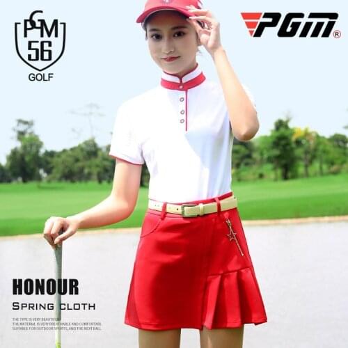 2020 Golf Sport Suit Breathable Sunscreen Short Sleeve Shirt + Skirt Summer Quick-Drying Golf Tennis Sportwear For Women AA60488