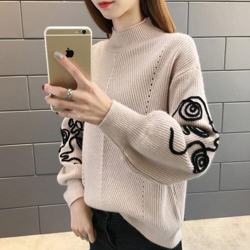 Autumn Winter Turtleneck Sweater Women Pullover Vintage Long Sleeve Knitted Jumpers Thick Warm Basic Solid Sweaters Pull Femme