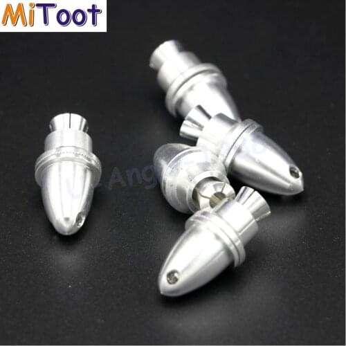5pcs/lot 2mm 3mm 3.17mm 4mm 5MM 6MM 8MM 10MM RC Aluminum Bullet Propeller Adapter Holder for Brushless Motor Prop Dropship
