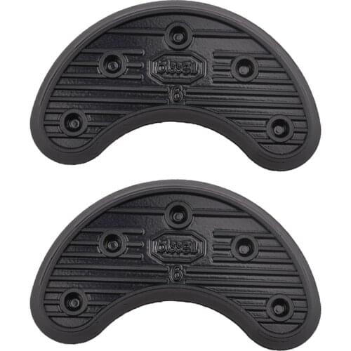 8 Pairs Wear-resisting Glue on Heel Anti Slip Grip Pad Rubber Shoe Repair Supply 62x26x4mm