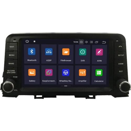 8 Inch Android 10 RAM 4GB RAM 64GB Car GPS Navigation DVD Player Auto Stereo Head Unit for KIA PICANTO MORNING 2017 2018 2019