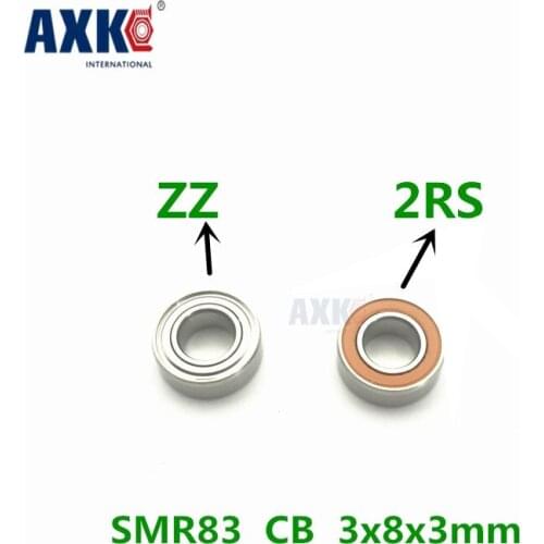 Axk Stainless Steel Hybrid Ceramic Ball Bearing Smr83 Zz Cb C3 Aebc7 3x8x3mm