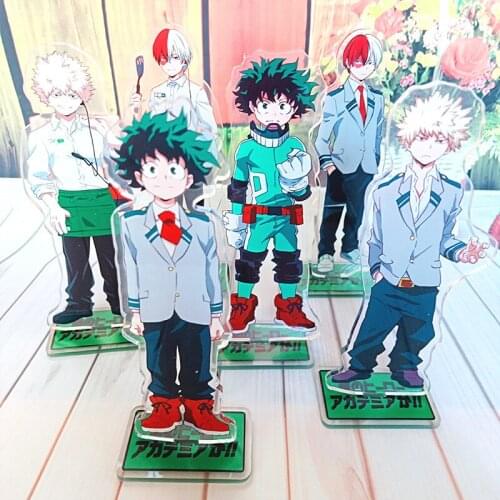 Anime My Hero Academia Acrylic Stand Model Doll Boku no Hero Akademia Izuku Midoriya Action Figure Colletion toy double-side