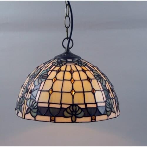 European Modern Mediterranean Creative Tiffany Stained Glass Bedroom Phoenix Bead Baroque Living Room Chandelier deco maison