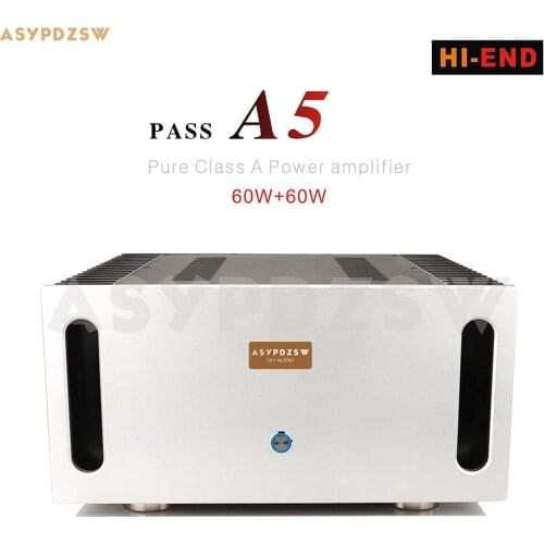 HI-END PASS A5 Pure Class A power amplifier Support XLR /RCA Input 60--90W 4--8 ohm