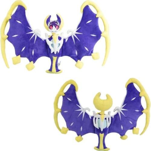 30cm Pokemon Cartoon Stuffed Plush Animals Toy Ghost Type Lunala Anime Kawaii Cute Plushie Doll Toys Children Birthday Gifts