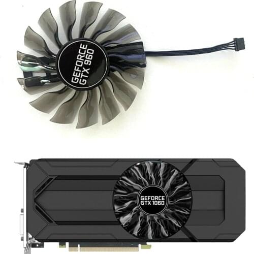 DIY 90MM GA92S2H 4PIN VGA GTX 1060 StormX Fan For palit GTX1060 Storm X Video Card Cooling Fans