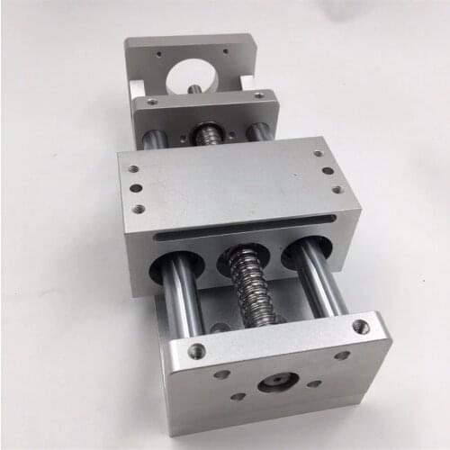 Module Sliding Table 100MM 200MM Stroke CNC Linear XYZ Axis Cross Slide Linear Stage SFU1605 Ball Screw C7