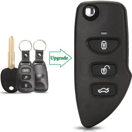 Bilchave 3 Buttons Modified Remote Car Key Shell Case Fob For Hyundai Santa Sonica Trajet XG Fit KIA Sorento 2002-2009